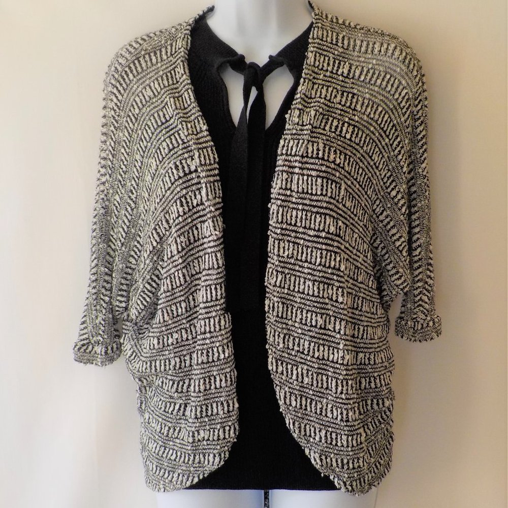 2 Piece Outfit-Soft Jacket & Sleeveless Knit Top